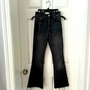Zara black flare jeans
